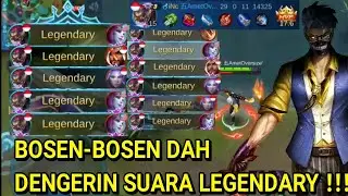 SUARA LEGENDARY DARI SANG HANZO AmetOversize !!! HANZO MOBILE LEGENDS INDONESIA