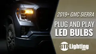 2019+ GMC Sierra LED Front Turn Signal Bulbs - No Resistors Needed! Plug and Play