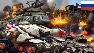 At this time, brutal American tank attacks left the Russian forces helpless