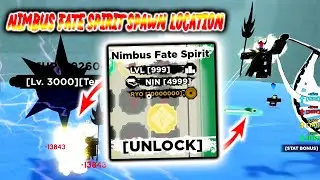 Shindo Life - (Getting) Nimbus Fate Spirit Spawn Location/Spirit Boss Fight +  OP Damage Showcase