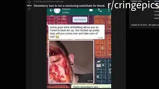 He used strawberry jam as a substitute for blood… r/cringepics