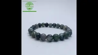 Gelang Batu Natural Indian Agate 8mm