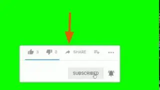 Green Screen Subscribe Button Animation