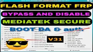 MTK Flash Format All Chipset | mtk auth flash tool | Supported mtk bypass tool | disable DA file