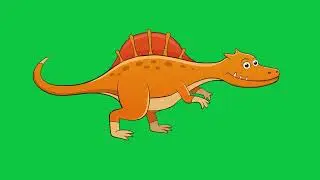 Dinosaur animation pack green screen Chroma key 4K  