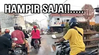 AISY DAN RIZ LIHAT SUNSET DAN KERETA BARANG LEWAT