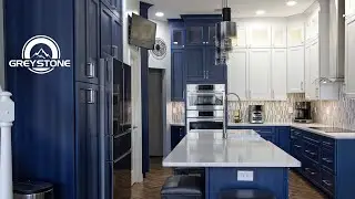 Blue Kitchen Remodel Jacksonville