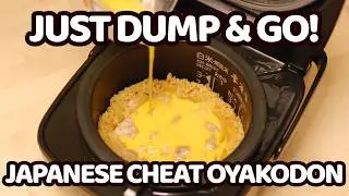 Too Lazy to Cook? Try This Rice Cooker CHEAT Japanese OYAKODON!