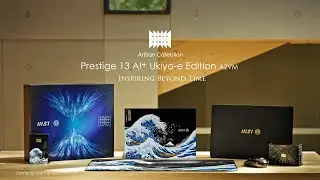 Prestige 13 AI+ Ukiyo-e Edition A2VM Unboxing | Artisan Collection | MSI