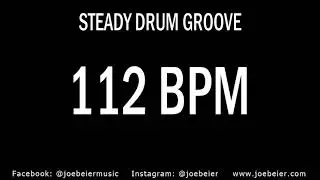 112 BPM - Rock Drum Beat - Backing Track - Practice Tool
