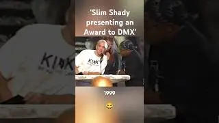 Eminem presented an Award to Dmx in 1999 