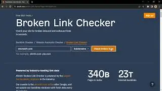 How to Use Broken Link Checker on Ahrefs Free SEO Tools | Ahrefs | Pearl Lemon 