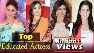 The Most Educated Actresses Of Bollywood - Vidya Balan, Priyanka Chopra