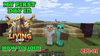 MY FIRST DAY IN THIS SMP | SURVIVAL SMP epi-01 |YOUTUBER SMP SEASON 1| HOW TO JOIO LIVING SMP |