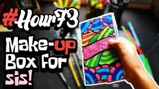 Making Make-Up Box For My Sister 🔥 • My First Custom / Craft video!