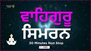 ਵਾਹਿਗੁਰੂ ਸਿਮਰਨ 30 Minutes Non Stop || Waheguru Simran  || वाहेगुरु सिमरन || Singh Series Gurbani
