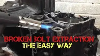 Broken Bolt Extraction - Honda VF750F Engine - Part 13
