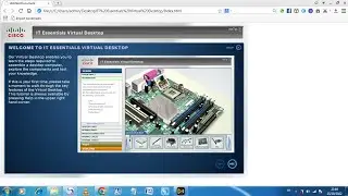شرح طريقة تجميع الحاسوب باستخدام برنامج المحاكاة IT Essentials Virtual Desktop