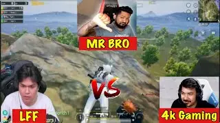 4K GAMING vs MR BRO vs LIFE FOR FUN || Intense long rush battle || 🇳🇵vs 🇱🇰 vs 🇹🇭