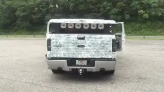 Droppin HZ Car Audio F150 Mids/Highs Demo Justin Beiber