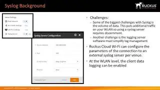 Enable Syslog for On-Premise Syslog Server - Release – 18.03