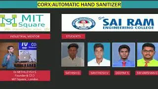 COR X: Automatic Hand Sanitizer (using IoT)