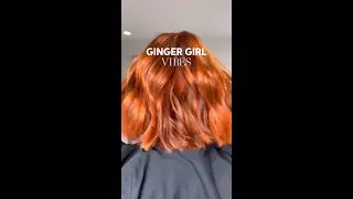 ✨ #Hairstylist @hairbysob is dazzling us with this super glossy #ApricotCopperHair creation 💫