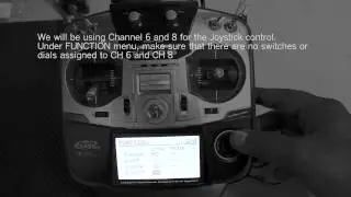 Add-on Joystick for Futaba Transmitter - Setup