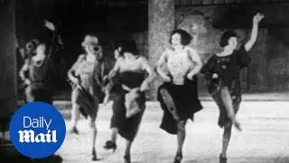 Flapper chorus girls from the 1920s show off their moves - Daily Mail
