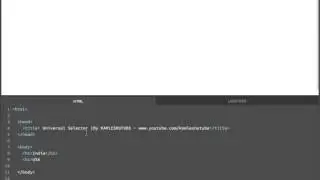 3   Universal Selector in CSS