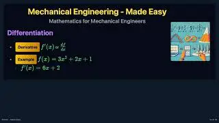 ⚡⚡⚡ Mathematics for Mechanical Engineers: A Super Fast Revision ⚡⚡⚡