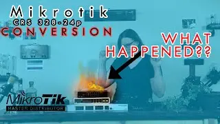 Mikrotik CRS 328-24P-4S+ DC conversion
