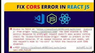 How To Fix CORS Error In React Js | Backend Spring Boot