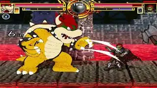 NICK54222 MUGEN: Bowser VS Ganondorf