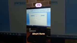 Ms Word में long word को शार्ट में कैसे लिखें। #reels #trending #tricks #magic #tips #viral