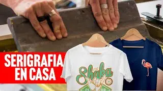 🔥¡ESTAMPA tu propia CAMISETA en CASA con SERIGRAFIA sin emulsión (2024)!