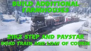 SnowRunner Build Additional Farmhouses Mission With Zikz Step And Paystar Road TrainAnd Lo4f Too
