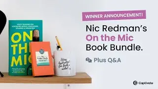Nic Redman’s ‘On The Mic’ Book Bundle Winner Announcement plus Q+A