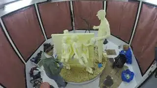 Time Lapse of 2020 NY State Fair Butter Sculpture