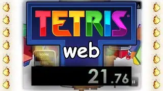 Tetris (Web) | 10 Lines, Default Tuning, Keyboard Only | 0:21.76