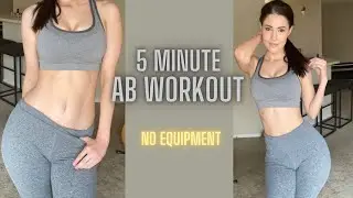 5 MINUTE AB WORKOUT - No Equipment