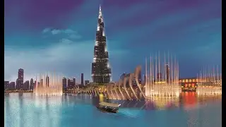Fountains show in Dubai I Dubai Mall I Burj Khalifa