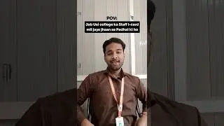 Humne wahi lgaya ❤️ jhaan Dil lgana mna tha | Job Life Reels | Vivek University Bijnor