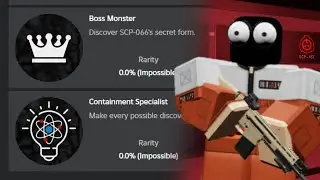 So SCP: Roleplay Added 2 New Achievements...
