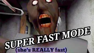 Granny can't control her SPEED! | Super FAST Mode