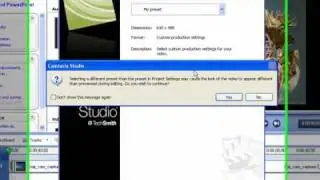 Producing final video in camtasia studio 6