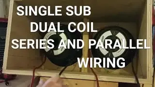 HOW TO: Subwoofer Wiring... Single Subwoofer parallel and series wiring