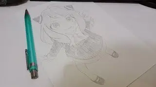 Cara menggambar Anya Forger