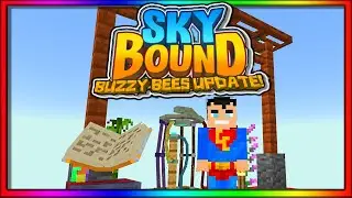Sky Bound Bedrock Edition:  lets play S2  Ep1 "   The Buzzt Bees Update " (MCPE)