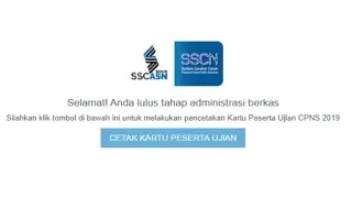 Tahun Baru - Cetak Kartu Ujian CPNS 2019